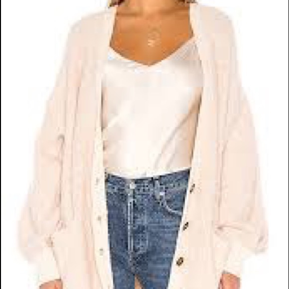 Free people oversized cardigan cream oversized - Picture 9 of 11